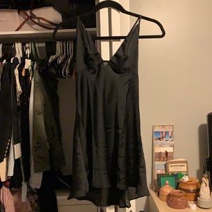 NEVER WORN—Free People Black slip dress